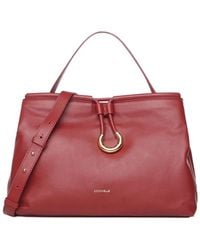 Coccinelle - Sac Cabas Noué Tubular Knot En Cuir - Lyst