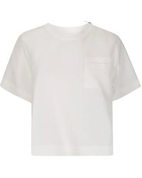 Sacai - ショートスリーブ プルオーバー - Lyst