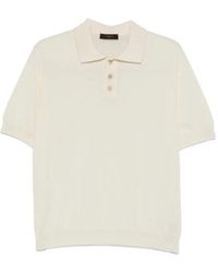 Zanone - Polo À Fermeture Boutonnée - Lyst