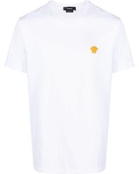 Versace - Regular White T Shirt - Lyst