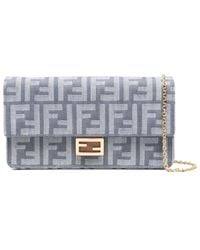 Fendi - Ff-logo Canvas Mini Bag - Lyst