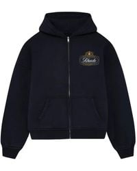Rhude - Safari Crest Zip-Up Hoodie - Lyst