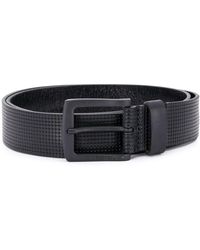 DIESEL Ceinture à boucle - Noir