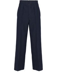 Maison Margiela - Pleated Pinstripe Pants - Lyst