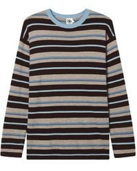B+ AB - Striped Sweater - Lyst