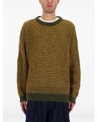 YMC - Pull Rayé À Col Rond - Lyst