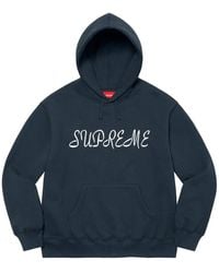 Supreme - Script Hoodie - Lyst
