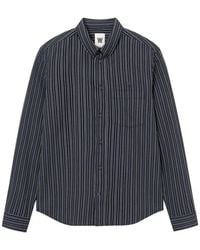 WOOD WOOD - Striped Button-Down Shirt - Lyst