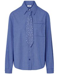 Liu Jo - Shirt With Tie - Lyst