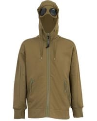 C.P. Company - Felpa Con Maschera Sci, Zip E Cappuccio - Lyst