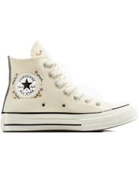 Converse - Chuck 70 Floral-Embroidered Sneakers - Lyst