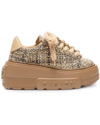 Casadei - Nexus Bouclé Sneakers - Lyst