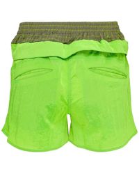 OPEN YY Boxer Shorts Camp Mini Skort in Black | Lyst