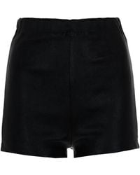 Rick Owens - Short Line Lilies En Cuir À Taille Haute - Lyst