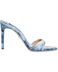 DSquared² - D2 Monogram Heeled Mules - Lyst