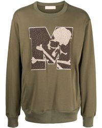 Mastermind Japan - Skull-print Crew-neck Sweatshirt - Lyst