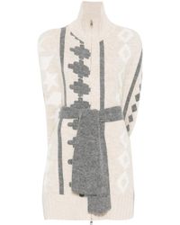 Lorena Antoniazzi - Patterned Jacquard Cardigan - Lyst