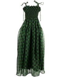 Cynthia Rowley - Evergreen Organza Maxi Dress - Lyst