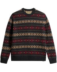 Woolrich - Fair Isle Knitted Sweater - Lyst