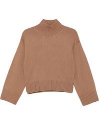 Fabiana Filippi - Wollen Trui Met Hoge Hals - Lyst