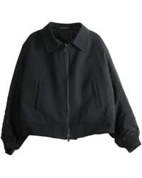 Yohji Yamamoto - Zip-Up Collared Jacket - Lyst