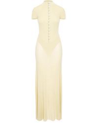 MANURI - Mock-Neck Maxi Dress - Lyst