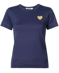 COMME DES GARÇONS PLAY - 'Gold Heart' T-Shirt - Lyst