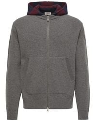 Moncler - Zip-Up Striped Hoodie - Lyst