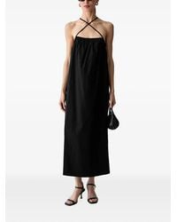 Benetton - Criss-Cross-Strap Loose Maxi Dress - Lyst
