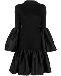 Marques'Almeida - Vestido midi con dobladillo peplum - Lyst