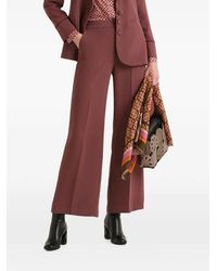 Maliparmi - Pantalon Droit À Taille Haute - Lyst