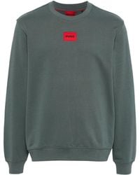 HUGO - Sweater Met Geborduurd Logo - Lyst