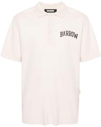 Barrow - Logo-print Cotton Polo Shirt - Lyst