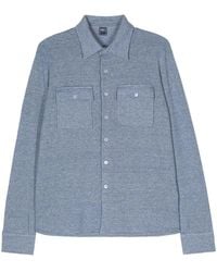 Fedeli - Cashmere-Linen Blend Long-Sleeve Shirt - Lyst