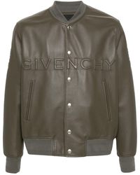 Givenchy - Chaqueta bomber con logo en relieve - Lyst