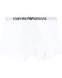 Emporio Armani - Logo-Waistband Boxers - Lyst