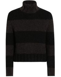Dolce & Gabbana - Pull Rayé À Col Roulé - Lyst