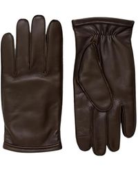 BOSS - Handschuhe Aus Leder - Lyst