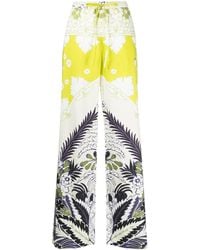 Valentino Garavani - Floral-Print Trousers - Lyst