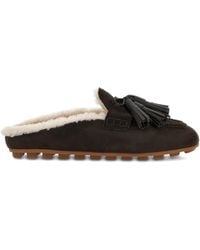 Hogan - Suede Slippers - Lyst