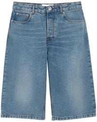 Ami Paris - Denim Bermuda Shorts - Lyst