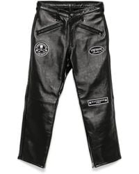 MASTERMIND WORLD - Logo-Patch Trousers - Lyst