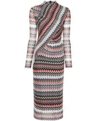Missoni - Zigzag-woven Raschel-knit Dress - Lyst