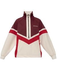 Palm Angels - Trui Met Chevron-Streep En Rits - Lyst