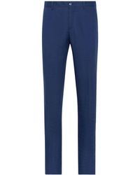 Philipp Plein - Linen Tailored Trousers - Lyst