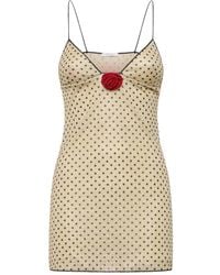 Oséree - Lumière Rose Pois Mini Dress - Lyst