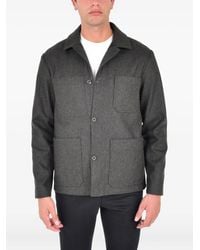 Drumohr - Buttoned Patch-Pocket Overshirt - Lyst