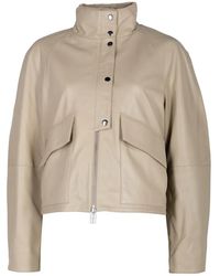 By Malene Birger - Suzanne Leather Panelled Jacket - Lyst