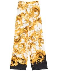 Versace Jeans Couture - Pantalon Ample À Imprimé Barocco - Lyst