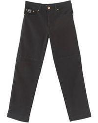 Versace Jeans Couture - Logo-Plaque Regular-Fit Jeans - Lyst